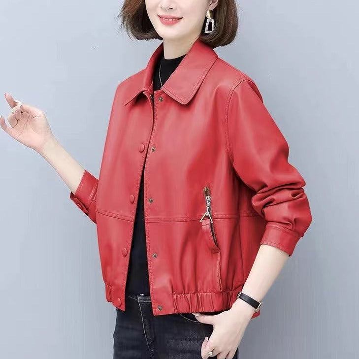 Women's Fashionable Thin Short Lapel Jacket