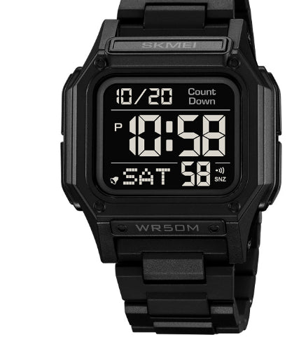 Mens Electronic Watch Outdoor Luminous Sporty And Waterproofperfect For Students
