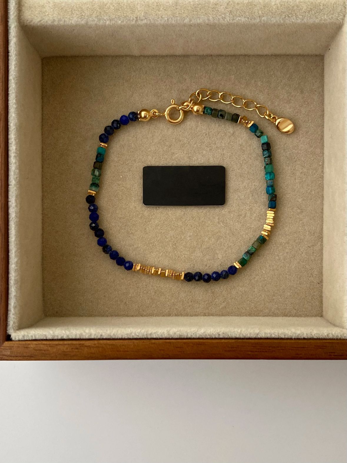 Tiger Eye Stone Blue Pattern Natural Freshwater Pearl Bracelet