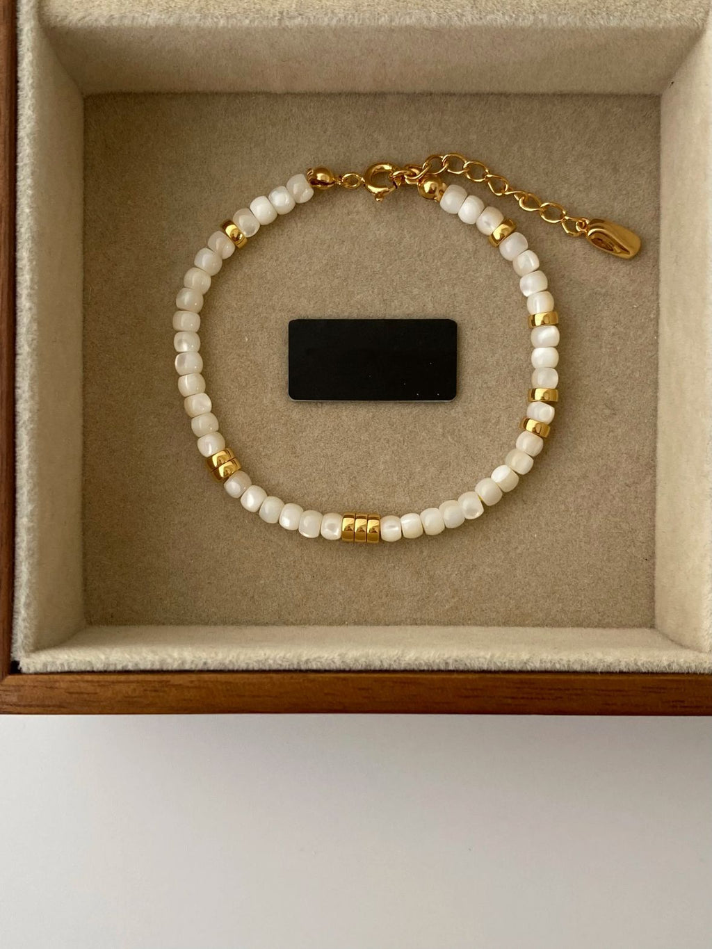 Tiger Eye Stone Blue Pattern Natural Freshwater Pearl Bracelet