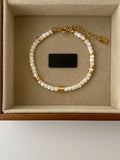 Tiger Eye Stone Blue Pattern Natural Freshwater Pearl Bracelet