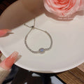 Exquisite Full Zircon Bracelet For Women, Light Luxury Niche Design, Square Zircon Bangle, Gift For  & Best Sisters Jewelry
